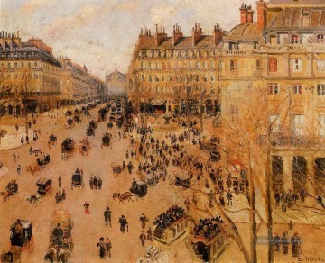 place du thretre francais Sonne Wirkung 1898 Camille Pissarro Ölgemälde